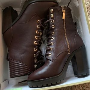 Michael Kors Lace Up Boots